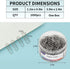 Paper Clips, 1000PCS Small 1.1 inch, Durable and Rustproof, Great for Office School Organizing...
