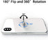 Transparent Phone Ring Holder Grip 360 Degree Free Rotation, Clear Cell Phone Finger Ring Kick-Stand Compatible with iPhone X 8 7 Plus 6S 6 5s 5 S...