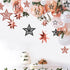 Decor365 Glitter Black Rose Gold Star Garland Twinkle Little Star Party Decoration Hanging Decor backdrop Banner Streamer Birthday Bday Bridal Bab...