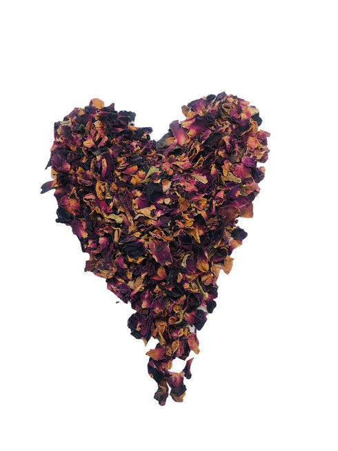 Red Rose Petals 4 oz. , Dried Rose Petals , Rose Tea, Pétalos de Rosas Rojas, Cosmetics , Food Grade, Food Decorating , Product From Egypt, Packag...
