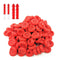 10Pcs Red Nozzle Protective Cover,Emulsion Glass Caulk Caps,Caulking Sleeves Sealing Cover,Nozzle Protective Cover,Sealers Caulk Tip Covers,Hardwa...