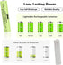Ni-MH AAA Rechargeable Batteries, Triple A High Capacity 1.2V Pre-Charged for Garden Landscaping Outdoor Solar Lights, String Lights, Pathway Ligh...