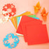findTop Set of 112, DIY Craft Supplies Set, Craft Punch, Creative Scissors and Origami Paper Double Sided Color for Crafts, Scrapbooking, DIY Phot...