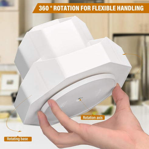 360 Degree Rotation Pen Holder,9 Slots Pencil Holder for Desk,Desk Organizer,Desk Accessories & Workspace Organizers,Apply Office, School, Home?Cl...