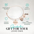 Infinity Collection - Godmother Gifts, Godmother Charm Bangle Bracelet, Religious Jewelry Baptism Thank You Gift...