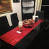 Eternal Beauty Red Table Runner for Wedding, 2PCS-12x108 Sequin Table Runner Decorations for Birthday Parties, Banquets, Graduations,Christmas...