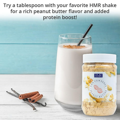 Powdered Peanut Butter by HMR, Powder Mix from Real Dry-Roasted Peanuts, 3 grams of Protein, Add to Smoothies, Shakes and Puddings, Low Carb & Ket...