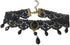 Victorian Lace Beads Flower Choker Necklace Bracelet Gothic Lolita Bohemican Style Jewelry for Women-1 Pc Black...