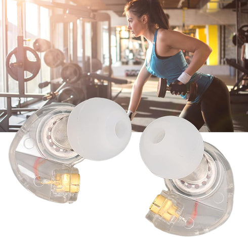 Earphone Head Replacement for SE215 SE315 SE535, Pluggable Detachable HiFi Earpiece Head,Sports Earphone Earbud Head, for Interface Cable(Transpar...