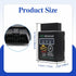 Car Diagnostic Scanner, Automotive Bluetooth OBD2 Diagnostic Tool, Mini Scanner Auto Diagnostic Scan Tool, ELM327 OBD2 Scanner Diagnostic Tool Sui...