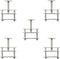 5PCS Laboratory Flow Control Tube Clamp Adjustable Rotating Screw Compressor Hose Clamp Spring Screw Stopper Latex Teaching Instrument used in Che...