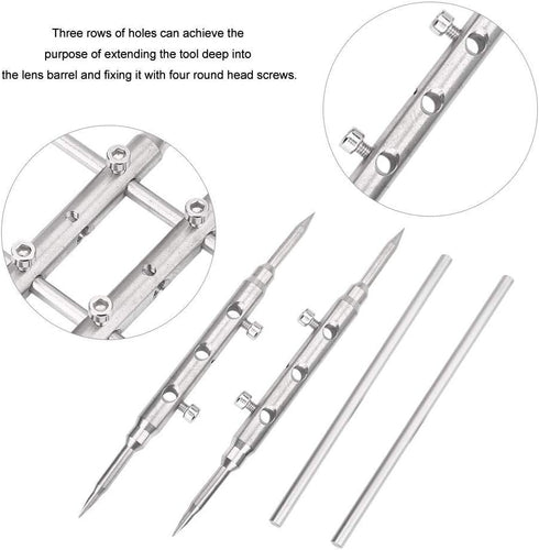 Professional Camera Lens Spanner Wrench Double Head Arc Design, Camera Lens Repair Opening Tool for DSLR Camera Lens...