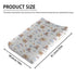 Cute Bear Changing Pad Cover Cartoon Bear Rainbow Moon Stars Clouds Leaf Diaper Changeg Table Sheets Cover for Boys Girls Soft Stretchy Snug Fitte...
