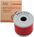 AHL 131 Oil Filter For SUZUKI AN400 BURGMAN 400 2007-2015 / AN400 Z 2009-2012,AN250 Burgman 250 1999-2007,AN125 BURGMAN 124 1996-2000,SP100 100 19...