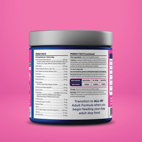 Vetericyn ALL-in 1 Multifunctional Puppy Supplement | Digestive Enzymes + Antioxidant Immune Support for Puppies + Vitamins, Minerals, Prebiotics,...