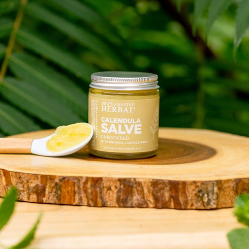 Calendula Salve, Calendula Cream, Drawing Salve, Calendula Ointment, Ora's Amazing Herbal, Coconut Free Salve made with Organic Calendula and Lico...
