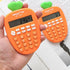 Desktop Calculator 12 Digit, Kawaii Mini Calculator Cute Carrot Portable Small Basic Students Calculators for Home Office Supplies...