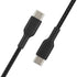 Belkin BoostCharge Braided USB-C to USB-C Cable (2M/6.6ft) for iPhone 15, iPhone 15 Pro, iPhone 15 Pro Max, iPhone 15 Plus, Galaxy S23, S22, Note1...