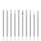 10Pcs Wood Engraving Drill Bit, 2.35mm Shank Milling Cutter Electric Carving Set Tools Polishing Carving Hand Tools...