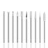 10Pcs Wood Engraving Drill Bit, 2.35mm Shank Milling Cutter Electric Carving Set Tools Polishing Carving Hand Tools...