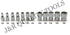 VCT 12 Pc 1/4" Drive Universal Spline Socket Set Metric Socket Tool Set Socket Set Spline Tool...