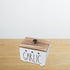 CHONIC Garlic Keeper, Farmhouse Garlic Holder for Counter, Rustic Garlic Container, Wood Garlic Storage Box, Garlic Organizer Bin, Garlic Saver fo...
