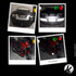 VFLUO - Reflective Sticker Sheet for Bike, Motorcycle, Scooter, Helmets, Stroller/Multi-use - DIY Adhesive board - 3M Technology - High Visibility...