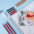 Sketching Pencil Set 13 Pcs Sketch Tool Professional Art Supply,Including Sketch Pencils Blending Stumps and Other Tools for Beginners Artists...