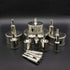 3 otters Diamond Drill Bit Set Hole, 15PCS Hole Saw Set for Glass, Marble, Granite Stone...