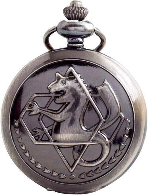 BOSHIYA Fullmetal Alchemist Pocket Watch with Chain Box for Cosplay Accessories Anime Merch...