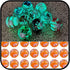 Nifsun 8mm 200pcs Glow in The Dack Glass Beads Round Spacer Loose Beads with Holes for Jewelry Making Bulk Lampwork Solar Unique DIY Lampwork Bead...
