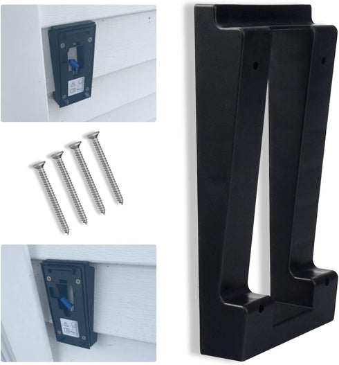 Video Doorbell Vinyl Siding Mounting/Adapter Angle Adjustment Plate W/Hardware, for Ring 2, Ring 3, Ring 3 Plus Video Doorbell fit Standard Style ...