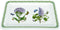 Portmeirion Botanic Garden Rectangular Tray (14.5"x7") - Assorted Floral Motifs - Fine Porcelain with Chip-Resistant Glaze - Dishwasher, Microwave...