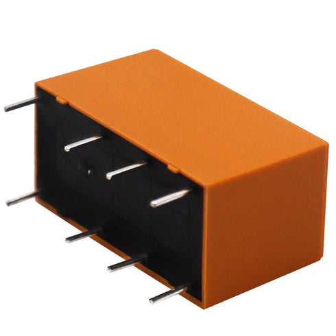 Tnisesm/6pcs Coil DPDT PCB Power Relay DC 3V 8 Pins Mini Power Relay PCB Relay HK19F-8P-3V...