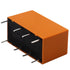Tnisesm/6pcs Coil DPDT PCB Power Relay DC 3V 8 Pins Mini Power Relay PCB Relay HK19F-8P-3V...