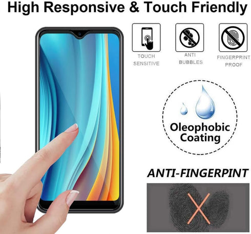 3 Pack HMD Vibe Screen Protector Compatible with HMD Vibe TA-1590 6.56" Tempered Glass Screen Protector HMD Vibe Glass Protector 9H Hardness HD Cl...