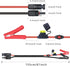 RIIEYOCA 14AWG Battery Alligator Crocodile Clip to Solar Connector Extension Cable,Solar Adapter to Alligator Clips Charging Cable with Switch and...
