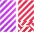 Bright Color Striped Paper Bags Rainbow Party Bags for kids’ Birthday Party Baby shower Wedding (3.5×2.3×7 in 50CT)...