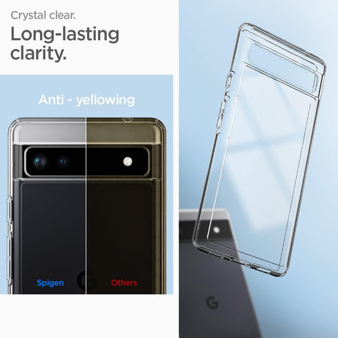 Spigen Ultra Hybrid Designed for Pixel 6a Case (2022) - Crystal Clear...