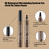 Magic Eyebrow Pencil, 3D Waterproof Microblading Eyebrow Pen, 4 Tipped Precise Brow Pen, Fine Stroke Microblading Eyebrow Pencil Natural (Gray Bro...