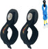 Heavy Duty Magnetic Hook, Magnetic Tool Holder, Magnetic Garage Hooks, Extension Cord Strap for Cable, Rope, Wire Storage in Garage,Workshop,RV,Pi...