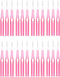 EXCEART 30PCS Interdental Brush Toothpick Tooth Flossing Head Oral Dental Hygiene Brush Tooth Cleaning Tool (Pink 0.6mm)...