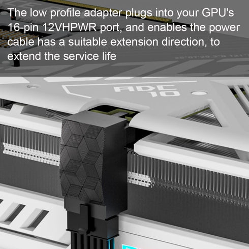 12VHPWR 90 Degree Adapter: 16 Pin GPU Power Connector 600W Pcie5.0 Right Angle Power Adapter for 12+4pin RTX 3090Ti 4070Ti 4080 4090 Graphic Card ...