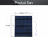 Fielect 6V 3.5W Mini Solar Panel USB Solar Panel Charger Polysilicon Solar Cells Charger for Bicycles,Mobile Phones,Power Bank,Camping Lights, 165...