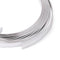 Fashewelry 5mm Aluminum Flat Bendable Craft Wire Silver 32.8Ft Nose Wire for Christmas Tree Decoration Face Masks Sculpture Resin Bezel Frame Jewe...