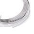 Fashewelry 5mm Aluminum Flat Bendable Craft Wire Silver 32.8Ft Nose Wire for Christmas Tree Decoration Face Masks Sculpture Resin Bezel Frame Jewe...