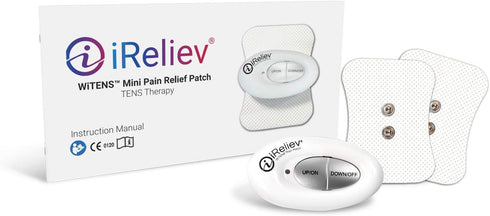 iReliev Mini Pain Relief Patch, Wireless TENS Unit for Spot Pain Relief, Portable, Pocket Size TENS Device, Arthritis, Knees, Elbow, Back...