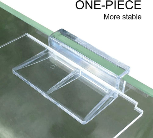 OIIKI 6 PCS Aquarium Glass Cover Clip, Clear Acrylic Support Holder, Aquarium Lid Clips Clamps, for Aquarium Fish Tank (6mm)...