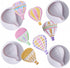 Fewo Set of 9 Hot Air Balloons Cloud Plastic Fondant Cutting Mold Grass Sheep Biscuits Gum Paste Sugar Craft Cookie Cutter Baby Shower Party Cake ...