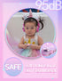 Kids Unicorns Headphones with Mic for School/Travel,95dB Volume Limited,Shareport,On/Over Ear Wired Headsets with Nylon Cable-Hot Pink......
